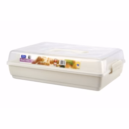 Koogikarp kandiku ja kaanega, 40X30X13cm, kreem