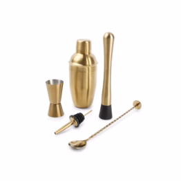 Kokteili valmistamise komplekt 7osa, kuldne