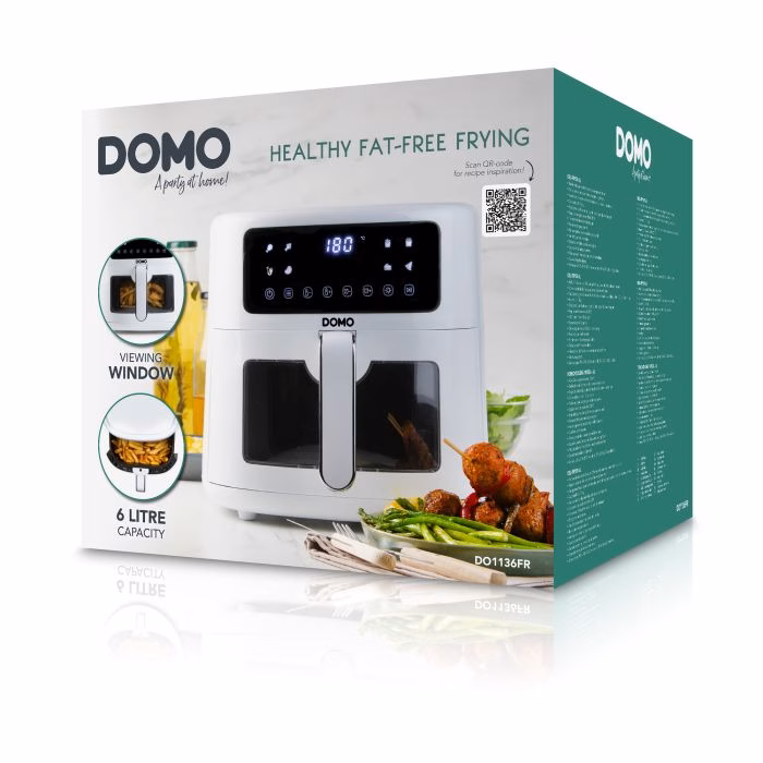 Kuumaõhu fritüür Domo 6L, valge - Image 12